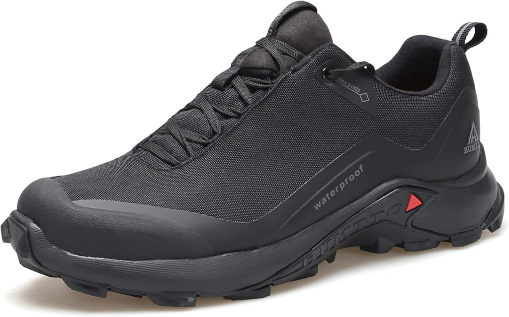HUMTTO Men's All-Terrain Waterproof Hiking Shoes Lightweight Breathable Trekking Anti Slip Outdoor Trails Shoes