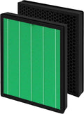 Airmega Max2 300 Filter Replacement, Compatible with Coway AIRMEGA Max2 300/300S Air Purifiers, True HEPA & Activated Carbon Filter, Part#AP-1515-FP, 1Set