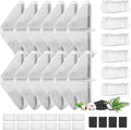 12 Sets of Replacement Filters for 230oz/7L Dog Water Fountain, GISOFIK Cat Water Fountain Filter, 5 Layers Filtration System Pet Fountain Filters Replacement (12 Filters+12 Mesh Bag+14 Sponge)