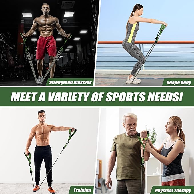 Heavy Resistance Bands for Working Out, 350lbs/450lbs Exercise Bands with Handles, Workout Bands Set for Men, Fitness Weight Bands for Muscle Strength Training, Stretching, Slim, Home Gym Equipment-FlexoryFit