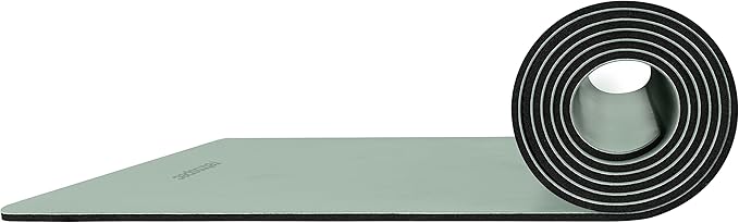 Retrospec Laguna 5mm Yoga Mat - Fitness Mat for Women, Men & Children, Slip-Resistant and Moisture Absorbing Exercise Mat for Home, Pilates, Yoga and Floor Workouts-FlexoryFit