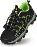Boys Girls Hiking Trail Shoes Waterproof Slip Resistant Outdoor Trekking Walking Running Sneakers(Little/Big Kids)