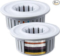 2 Pack Shower Filtered Cartridges, Replacement Multi-Stage Shower Head Filter Cartridge - Longest Lasting High Output Universal Shower Filter Remove Chlorine and Harmful Substances