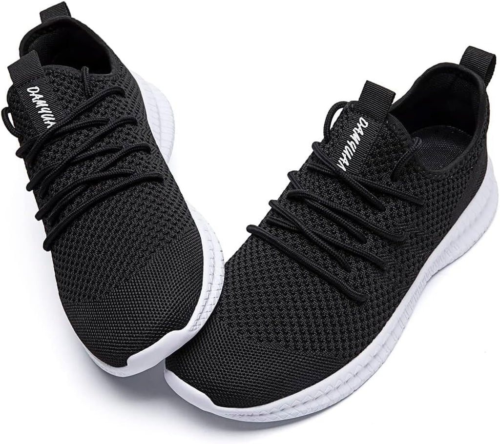FUJEAK Men Running Shoes Men Casual Breathable Walking Shoes Sport Athletic Sneakers Gym Tennis Slip On Comfortable Lightweight Shoes
