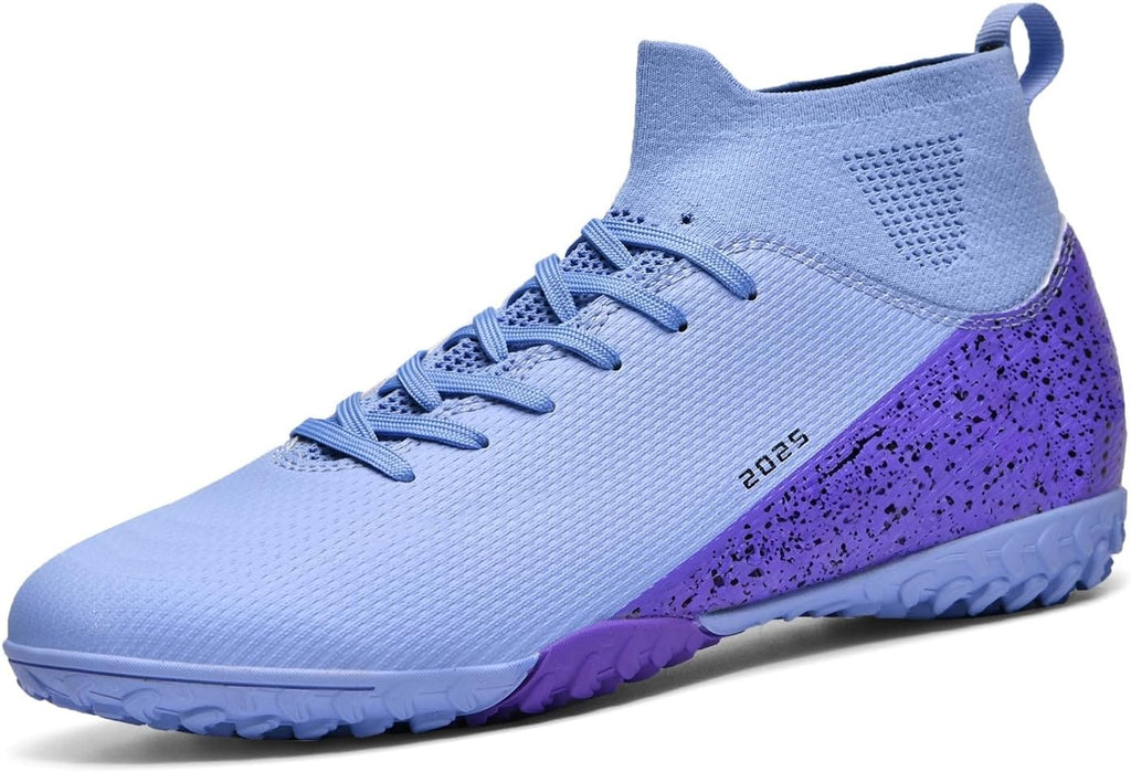Soccer Cleats for Mens Womens Indoor Soccer Shoes Unisex Baseball Turf Shoes Youth Rugby Shoes Adult AG FG TF Football Boots Wide Training Sneaker