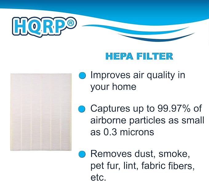 HQRP True HEPA + 4 Carbon Filter Set compatible with Electrolux EL480A EL490A EL491A Oxygen3 PlasmaWave, part EL017 Replacement