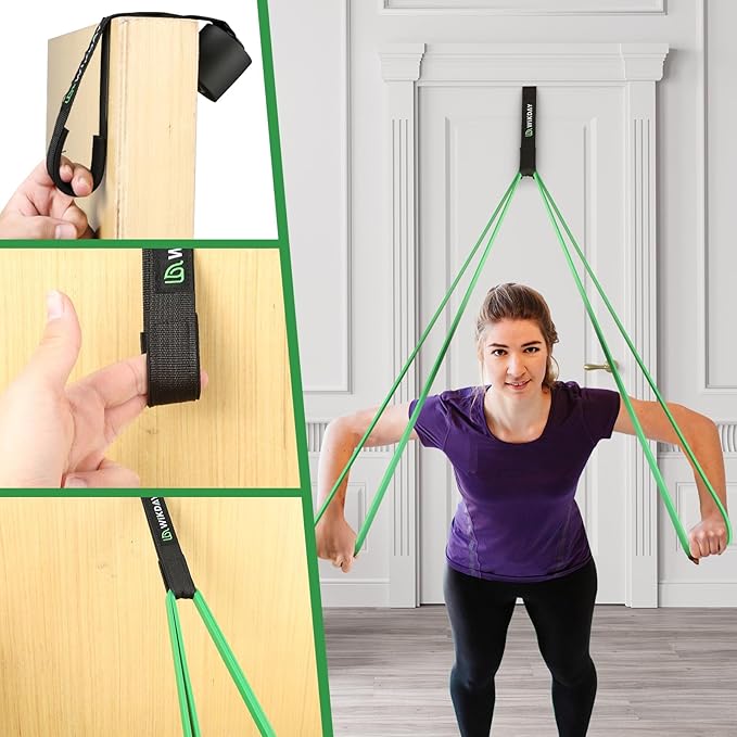 Resistance Bands for Working Out, Exercise Bands, Workout Bands, Pull Up Assistance Bands for Body Stretching Training Physical Therapy Muscle Training for Men & Women-FlexoryFit