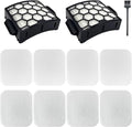UV850 UV900 Filters Replacement Parts for Shark Lift-Away DuoClean Upright Vacuum,Parts #XHF320 & XFFK602UKT,2 HEPA Filters+4 Foam&Felt Filters