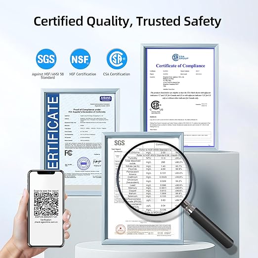 1000GPD Tankless Reverse Osmosis System, MIZUDO Megaflo Mini 8-Stage RO Water Filter Under Sink, 3-Year Filter Life, Anti-Leakage, 3:1 Pure to Drain, NSF/ANSI Certified, Lamp Ring Faucet