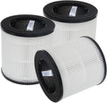 PUREBURG Replacement Filter Compatible with Tailulu AP050 Air Purifiers,3-Pack H13 True HEPA Activated Carbon 3-Stage Filtration Air Clean Dust VOCs