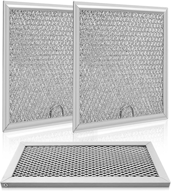 Microwave Charcoal and Grease Filter Fit for Samsung ME19R7041FS, ME19R7041FS/AA, ME19R7041FT, ME19R7041FT/AA, ME19R7041FB, ME19R7041FB/AA