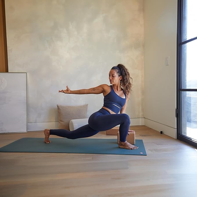 Manduka PROlite Yoga Mat 71" - 4.7mm | Lifetime Durability | Hygienic Construction | Teacher Approved | 71 x 24 inches-FlexoryFit