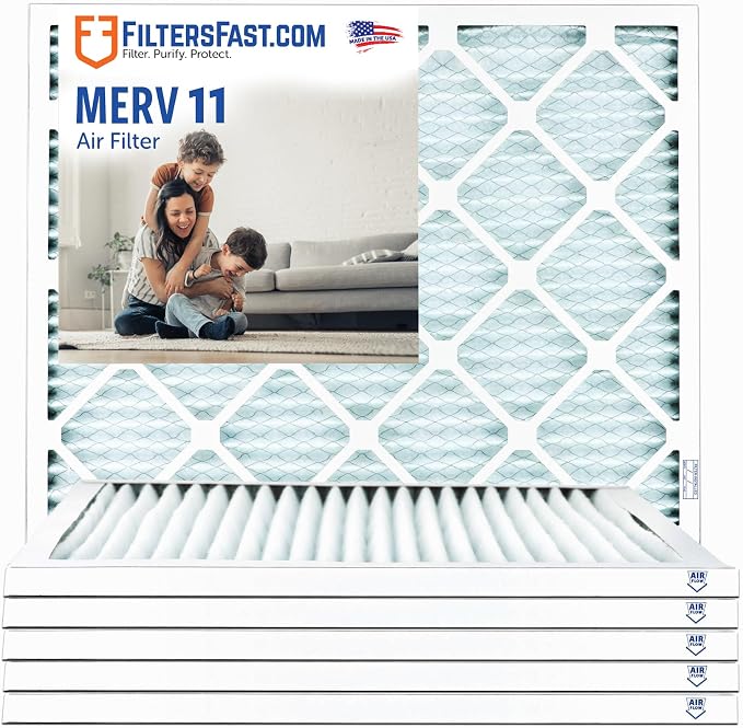 Filters Fast 20x30x1 Air Filter MERV 11, Made in the USA, Actual Size: by FiltersFast