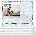 Filters Fast 20x30x1 Air Filter MERV 11, Made in the USA, Actual Size: by FiltersFast