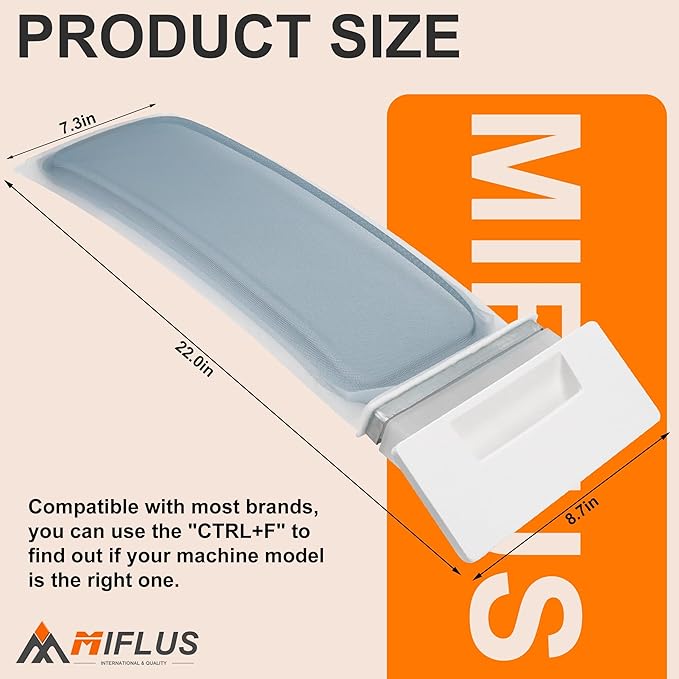 W10717210 W11607443 Dryer Lint Screen Filter Replacement Compatible for Whir.lpool/Ken.more/May.tag etc Replaces WPW10717210,AP6023930,8557882,PS11757278,8559787,W10641634,8558463,8558459 by MIFLUS