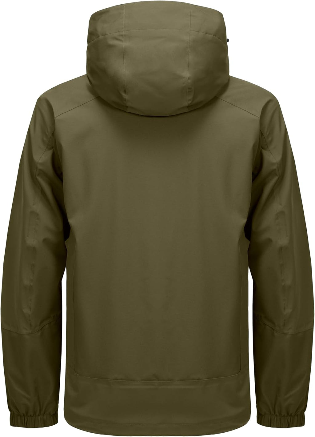 Little Donkey Andy Men's Waterproof Rain Jacket Outdoor Lightweight Hooded Raincoat for Hiking Golf Travel Fishing
