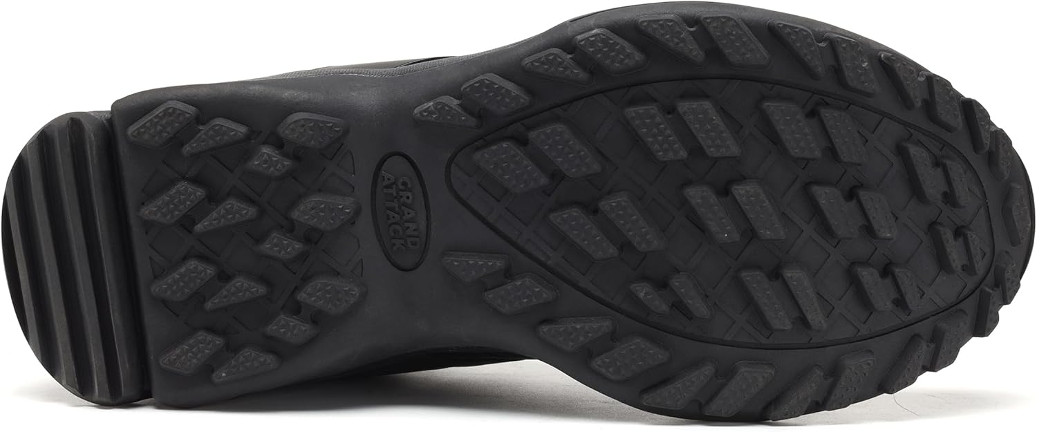 Men's Mid Waterproof Hiking Boots Lightweight Approach Trekking Comfortable Backpacking Non Slip Work Shoes Outdoor Camping Travel Cross Trainer Sneakers