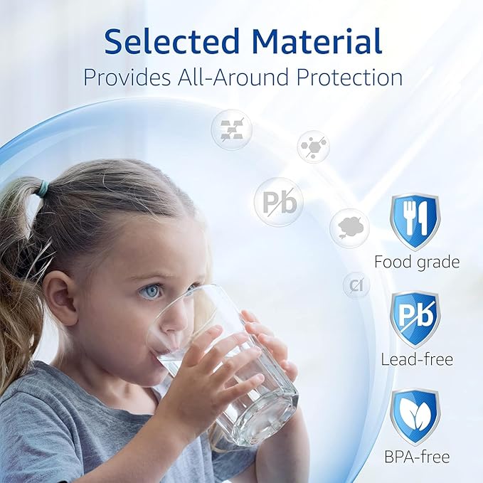 Waterspecialist WHR-140 Shower Filter Replacement Cartridge for Culligan® WHR-140, WSH-C125, ISH-100, HSH-C135, Shower Head Water Filter, with Advanced KDF Filtration Material, Pack of 2
