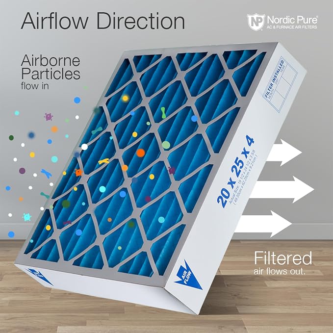 Nordic Pure 18x24x4 Pleated Air Filters MERV 7 Plus Carbon 2 Pack - Image 8