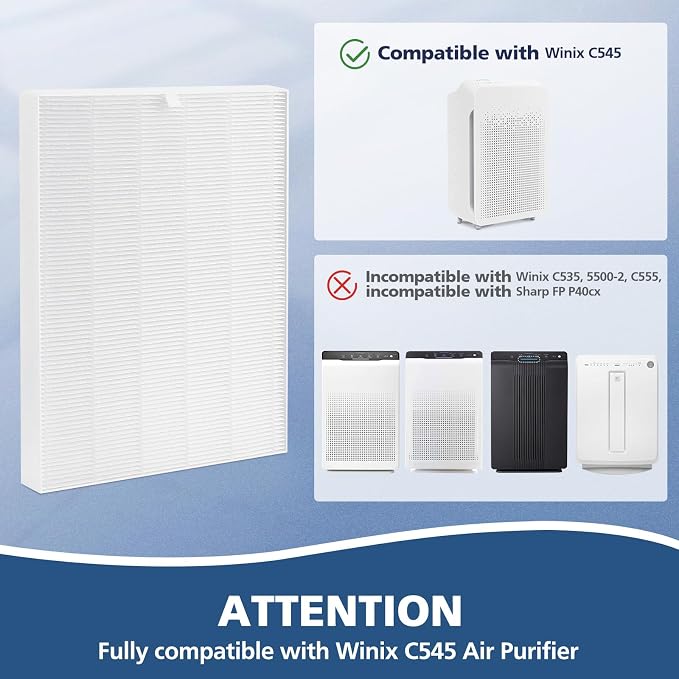 4 Pack C545 HEPA Replacement Filter S Compatible - Image 2