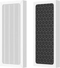 2 Pack Upgraded 3-in-1 Replacement Filter Compatible with Hamilton Beach 04383 Purifier 04384 04386A 04385 HEPA and Activated Carbon Filter, Replace Part#990051000