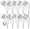Golf Iron Covers Set Strong Magnetic Closure Value 10 Pack, Double Side Number Synthetic Leather Deluxe Club Headcover, Universal Head Cover Fit Main Irons Clubs for Women Men