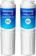 Waterdrop Alkaline UKF8001 Refrigerator Water Filter 4, Enhances pH, Replacement by Waterdrop