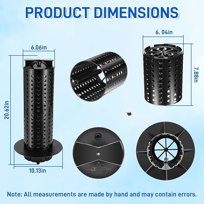 59053600 Center Core Fit for Clean and Clear Pool Filter 75 sq. ft. Pool and Spa Cartridge Filter