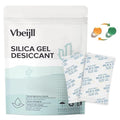 100 Gram 15 Pcs (Color-Indicating) Silica Gel Packets, Premium Food Grade Desiccant, Rechargeable Moisture Absorbers for Car, Storage Bins, Suitcase, Safe, 3D Filaments, Electronics