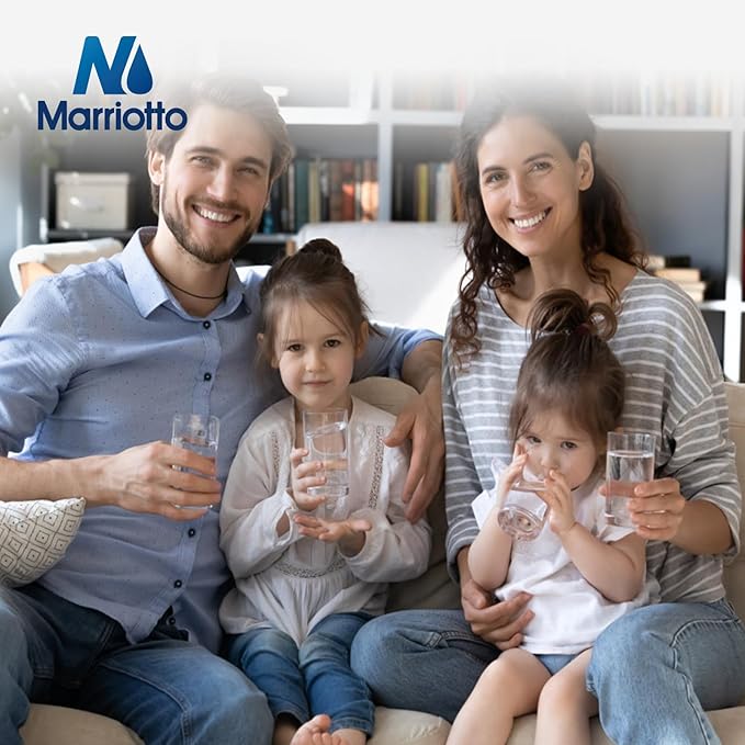MARRIOTTO MRW4 Refrigerator Water Filter Compatible with EDR3RXD1, 4396841, 4396710, Filter 3, 46-9083,46-9030, 9030, 9083 Refrigerator Water Filter | 1 Pack