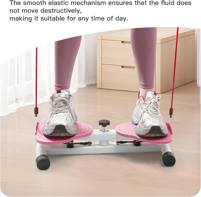 Waist Twisting Machine Pilates Twister Ab Twister Board with 300 lbs Capacity, Noiseless Home Gym Equipment for Core Exercise Slim Waist Belly Fat Workout for Women-FlexoryFit