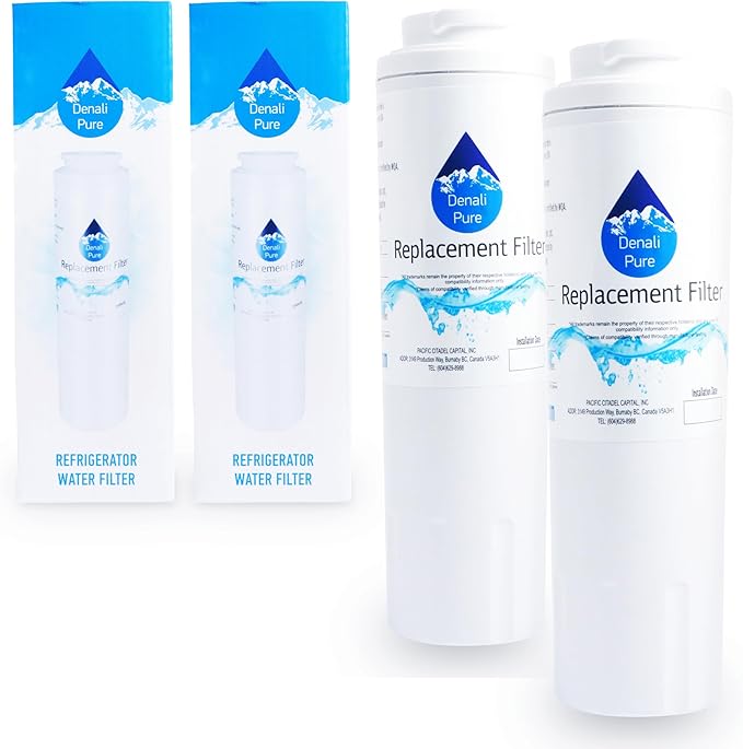 2-Pack Replacement for JFC2089HES Refrigerator Water Filter - Compatible with UKF8001 Fridge Water Filter Cartridge