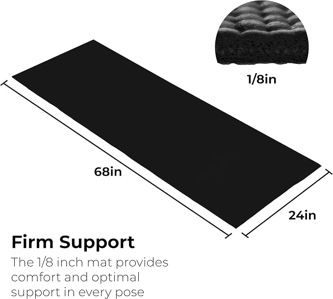 Hello Fit 10-Pack Yoga Mat, 68" x 24" Non Slip Exercise Mat, 4mm Thick Gym Mat for Fitness and Stretching, Bulk Non Toxic Yoga Mats for Schools and Studios-FlexoryFit