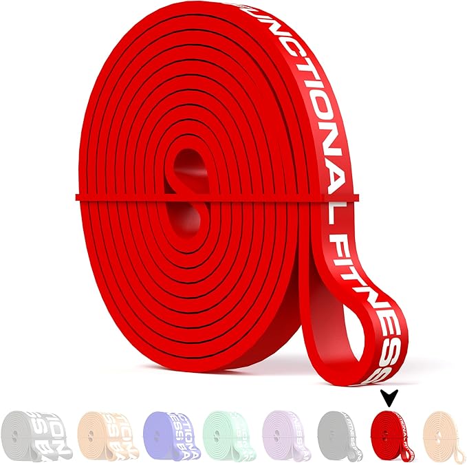 Functional Fitness Pull Up Assist Resistance Bands | Heavy Duty Exercise Bands for Powerlifting, Mobility, and Stretching | Travel Friendly Resistance Bands for Workout-FlexoryFit