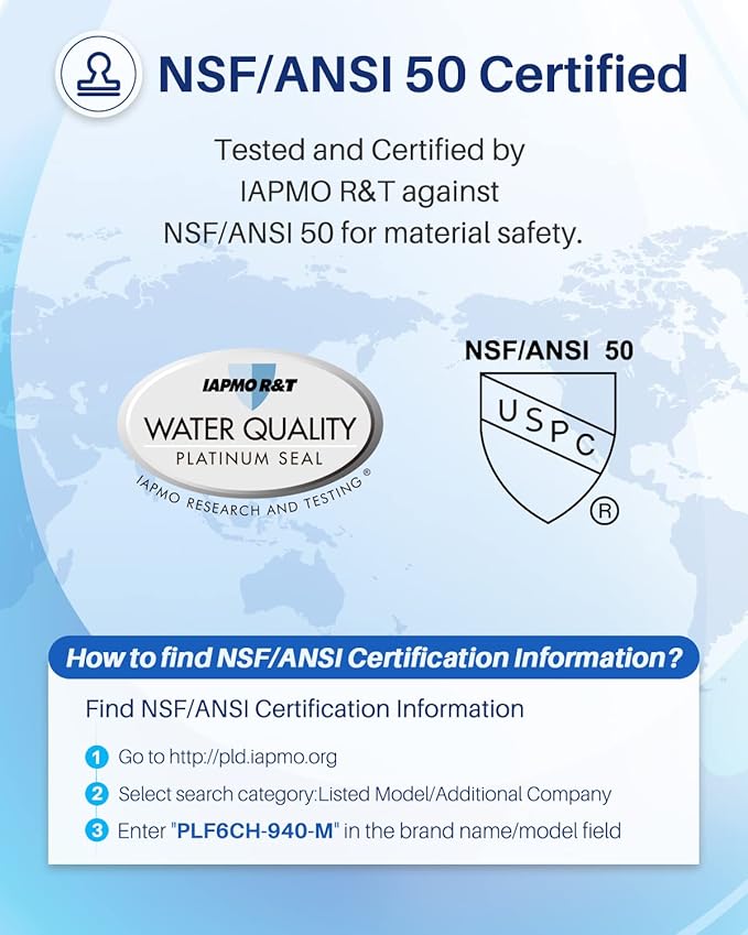 POOLPURE 6CH-940RA Spa Filter Replaces Pleatco PWW50P3-M(1 1/2" Coarse Thread), Filbur FC-0359M, 03FIL1400, 45 sq.ft Screw in Filter 2 Pack