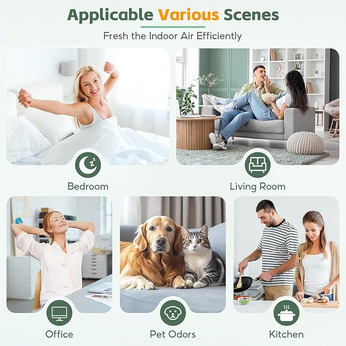 2-pack Air Mini/Mini+ PECO-HEPA Replacement filter, Compatible with Molekule Air Mini & Air Mini+ Air Purifiers, Pre Filter+True H13 HEPA+Activated Caebon Filter 3 Stages High-Efficiency Filtration