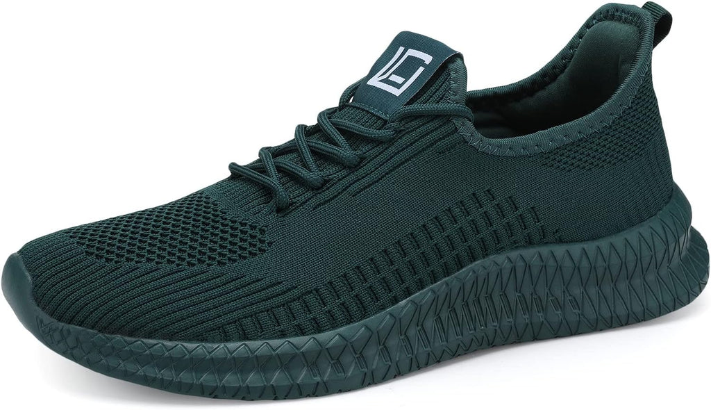 LCGJR Men's Running Shoes Ultra Lightweight Breathable Comfortable Walking Shoes Casual Fashion Sneakers Mesh Workout Shoes