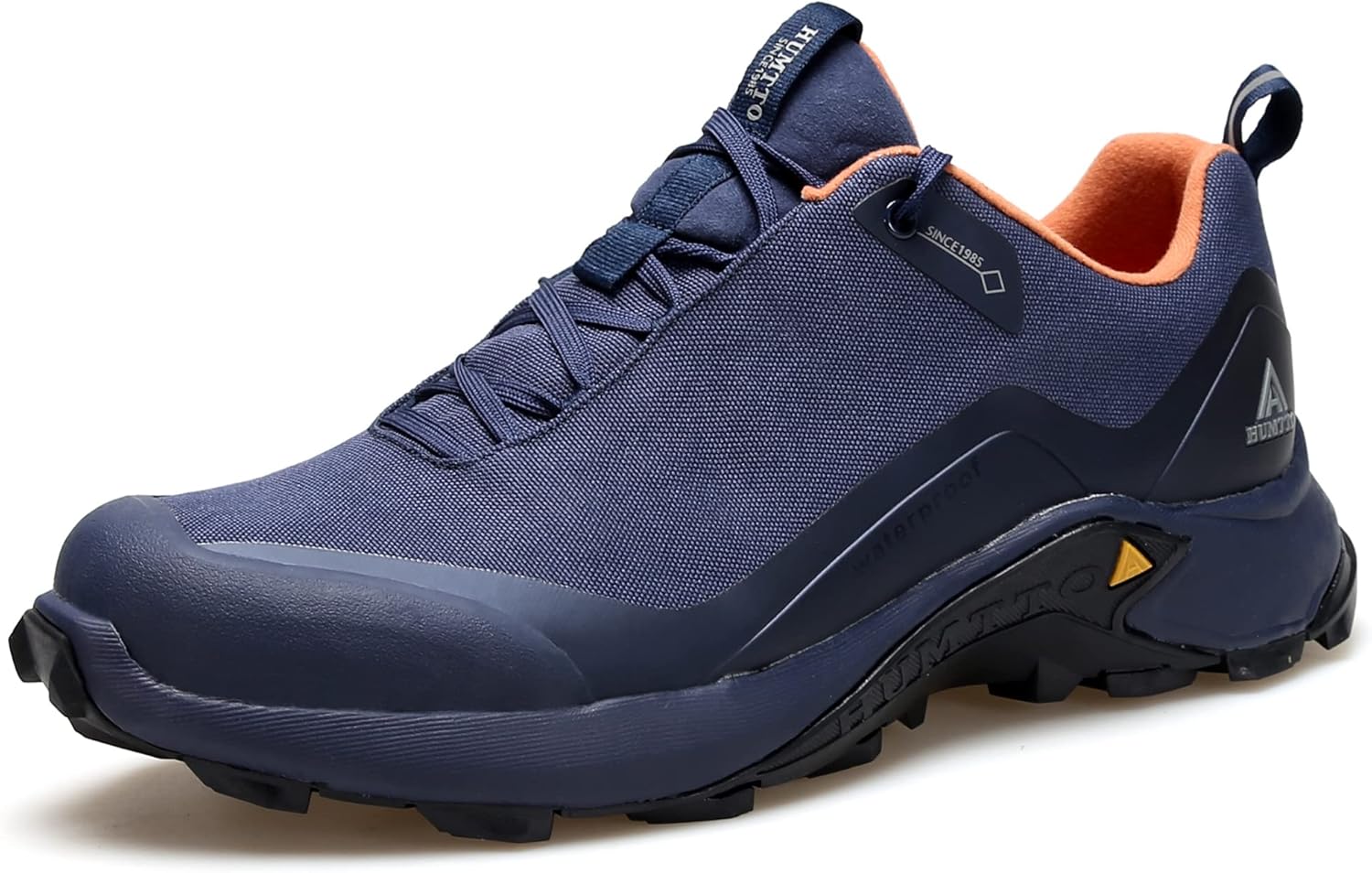 HUMTTO Men's All-Terrain Waterproof Hiking Shoes Lightweight Breathable Trekking Anti Slip Outdoor Trails Shoes