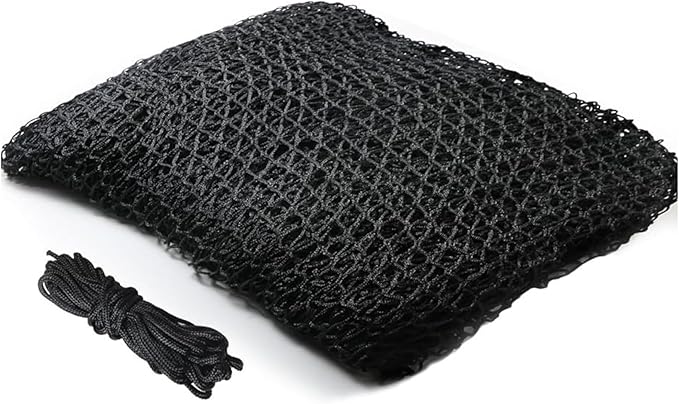 Sports Netting,Golf Practice Net Hitting Net with 33Feet Nylon Rope Also for Baseball, Hockey, Soccer, LAX and More - 10x10ft/10x15ft/10x20ft/10x25ft/10x30ft/10x40ft/10x50ft