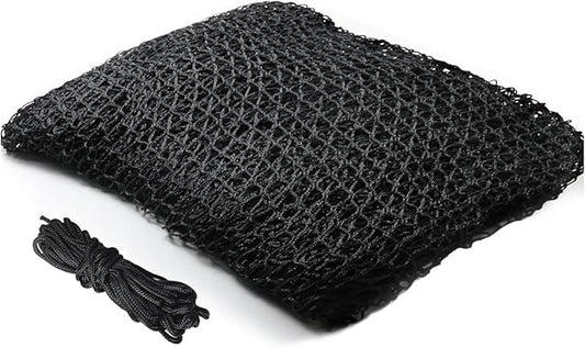 Sports Netting,Golf Practice Net Hitting Net with 33Feet Nylon Rope Also for Baseball, Hockey, Soccer, LAX and More - 10x10ft/10x15ft/10x20ft/10x25ft/10x30ft/10x40ft/10x50ft