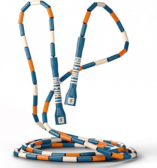 Sportbit Elite Beaded Jump Rope - Adjustable Speed Rope for Fitness, CrossFit, Boxing - Tangle-Free, Lightweight-FlexoryFit