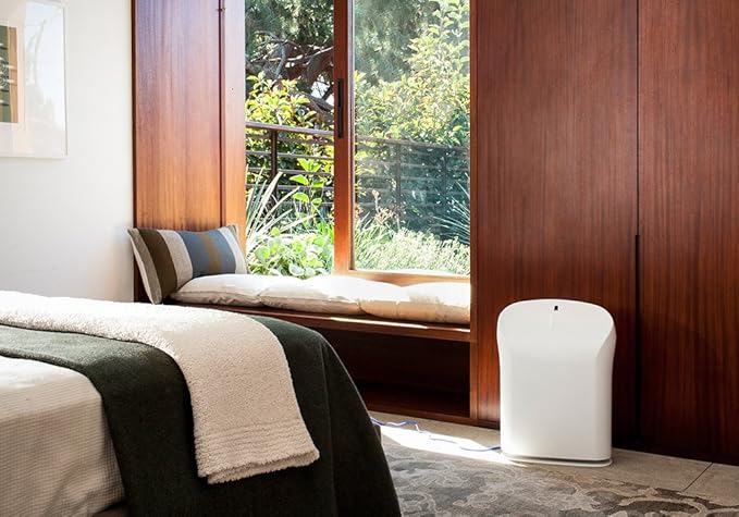 Rabbit Air, BioGS 2.0 Air Purifiers for Home Large Room, Ultra Quiet HEPA Air Purifier, Activated Carbon Filter Air Purifier for Mold, Dust, Smoke & Pet Allergies - Odor Eliminator - (SPA-550A White)