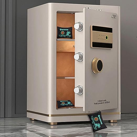 50gx6pcs Rechargeable Desiccant Packs for Storage, Color Indicating Silica Gel Packets Moisture Absorbers with Transparent Window, Reusable Dehumidifier Bags for Safe 3D Filaments Electronics