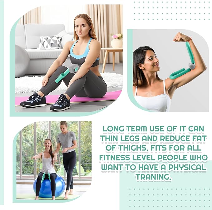 6 Pcs Fitness Resistance Exercise Bands 6 Tube Pedal Puller Resistance Band Set for Women Weight Loss Thigh Training Workout Equipment Elastic Arms Abdomen Shoulder Waist Leg Beginners Yoga-FlexoryFit