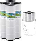 VEVOR Pool Filter Cartridge, 420 Sq. Ft, Spa Hot Tub Filter Cartridge Replacement, Compatible with Pentair CCP420, PCC105-PAK4