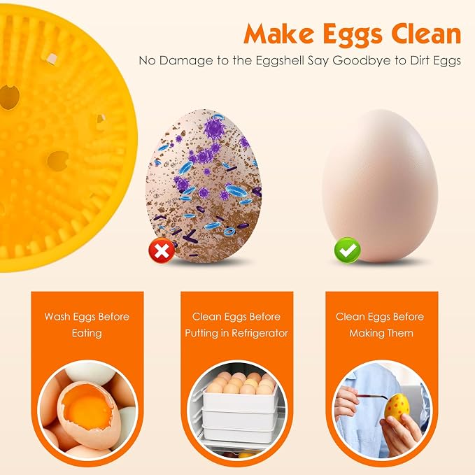 Egg Brush Cleaner, Egg Cleaner Scrubber - Image 4