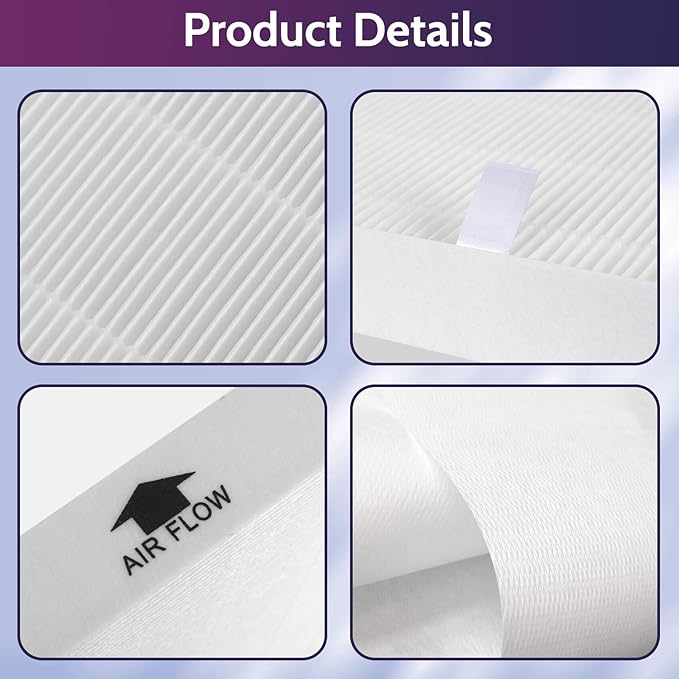 C545 Replacement Filter Compatible with Winix C545 Air Purifier, 4 Pack C545 True HEPA Type S, Part Number 1712-0096-00