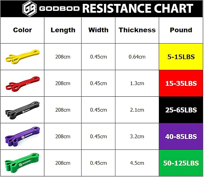 Resistance Bands Set – 5 Long Loop Bands for Home Workouts, Pull-Ups, Physical Therapy & Recovery – Heavy to Light Exercise Bands with Carry Bag – Durable Fitness Bands for Men & Women-FlexoryFit