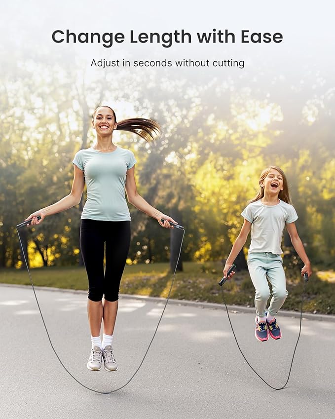RENPHO Cordless Jump Rope, Weighted Jump Rope with Counter, Jump Ropes for Fitness, Smart Skipping Rope for Crossfit, Gym, Burn Calorie, APP Data Analysis, at-Home-Workout for Women Men Adult Kids-FlexoryFit