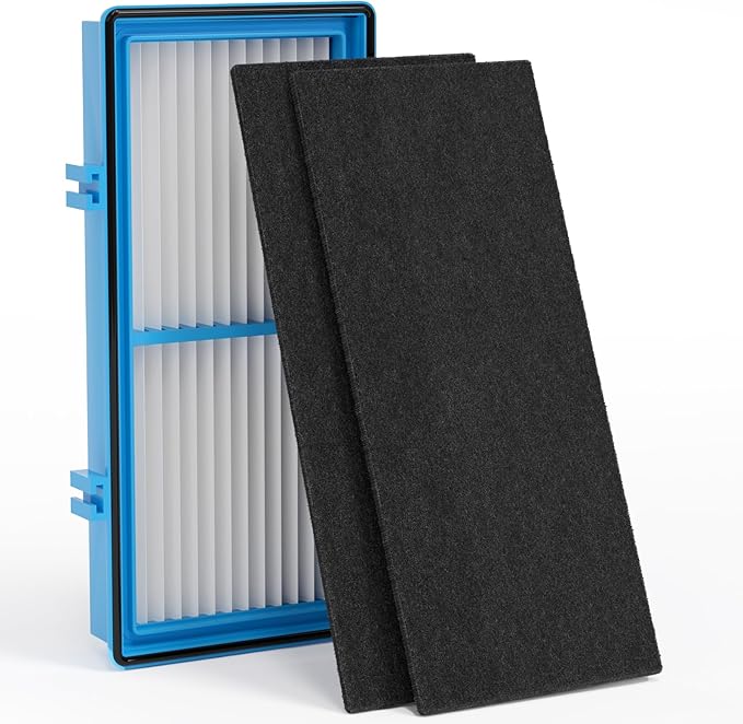Aller-gen Remover Aer1 Filter Replacement for Holmes Air Puri-fiers, 1 True HEPA Filters + 2 Carbon Booster Filters, HAPF300AP-U4